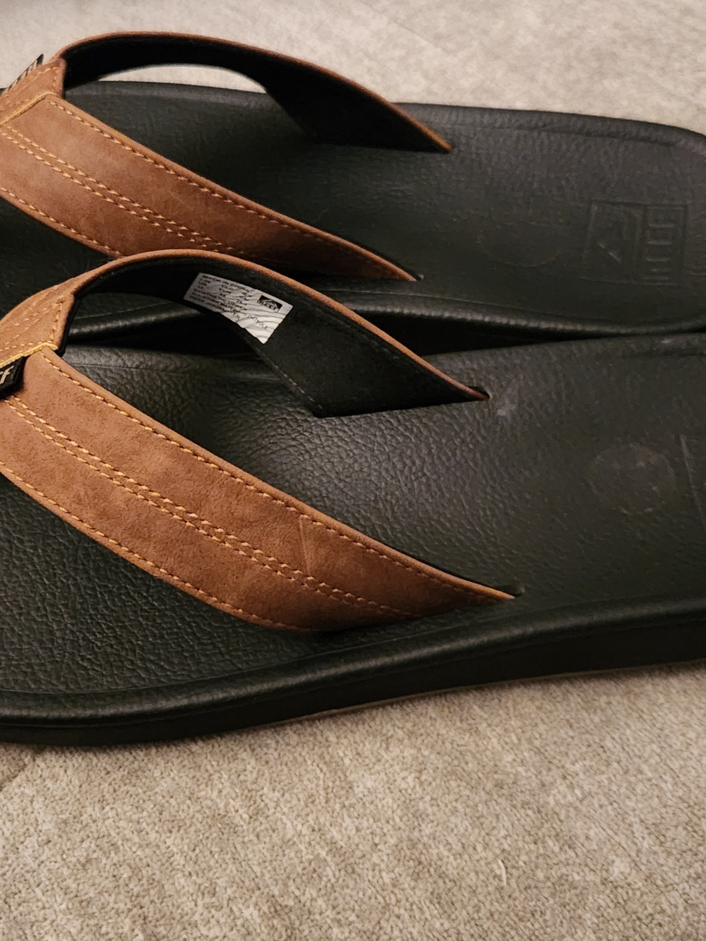 Reef Men’s Brown Journeyer Sandal Flip-Flops Sz 12 - Picture 4 of 8